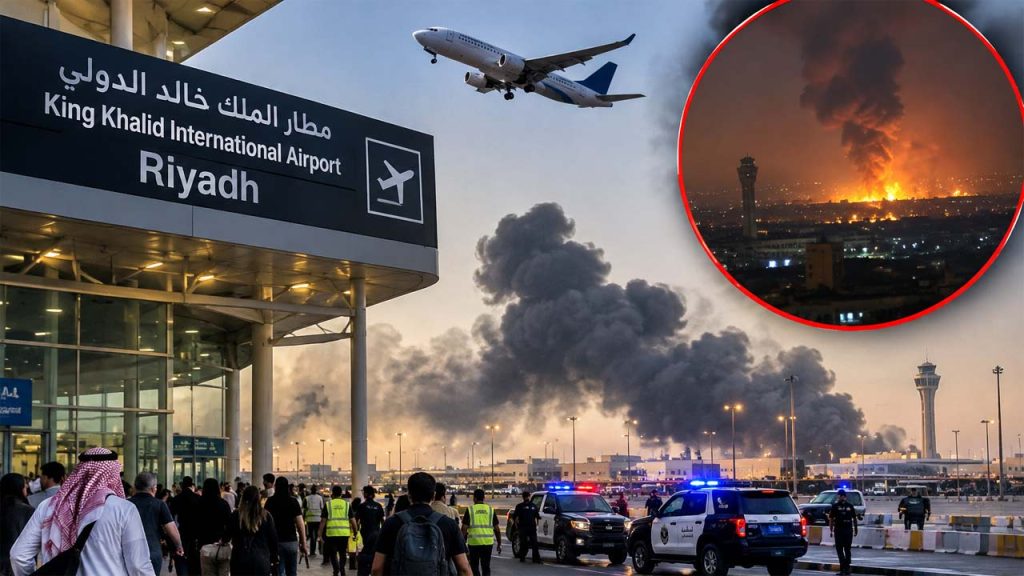 Riyadh Airport Blast Alert Passengers Evacuated Flights Diverted Saudi Houthi Tensions