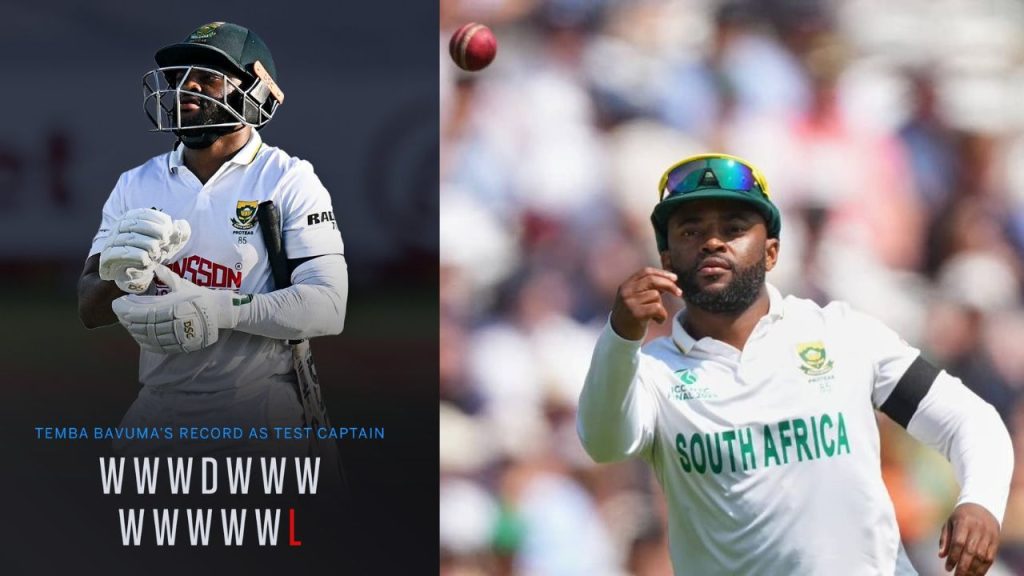 Temba Bavuma Suffers First Test Loss As Captain After World Record
