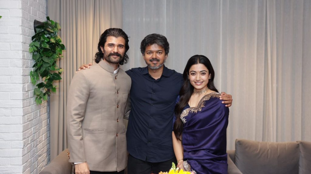 Vijay Deverakonda Rashmika Meet Tamil Nadu Cm Vijay
