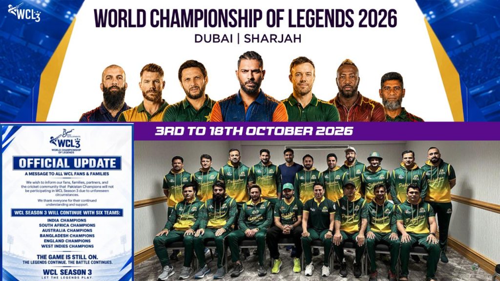 Wcl 2026 Pakistan Champions Withdraw After Pcb Refuses Noc