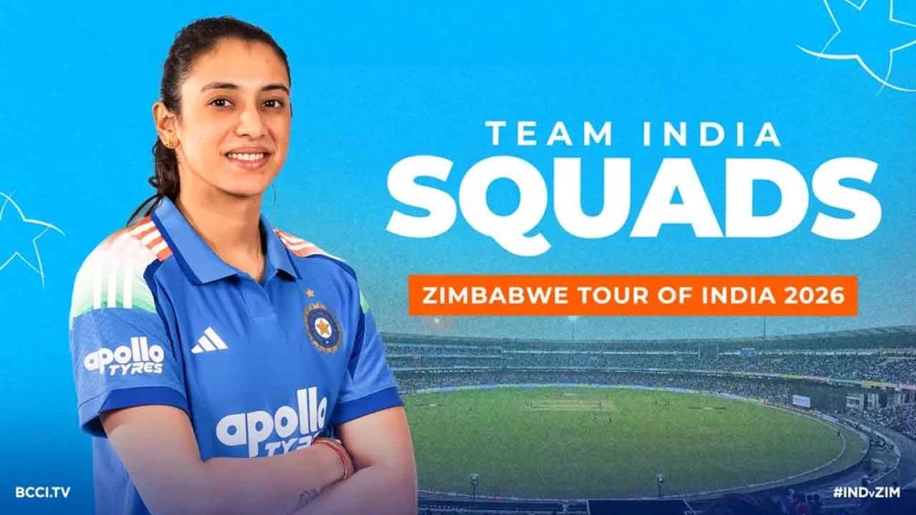 Smriti Mandhana Captain India Women Zimbabwe Series