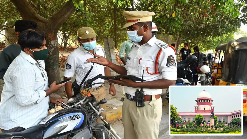 Supreme Court Pending E Challans Vehicle Seizure Online Services
