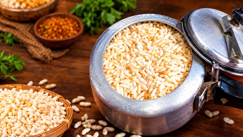 How To Make Puffed Rice At Home Without Machine