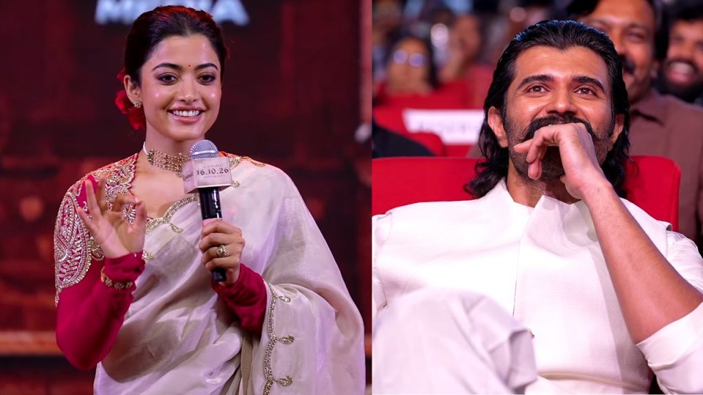 Rashmika Mandanna Speech Vijay Deverakonda Ranabali Pre Release Event